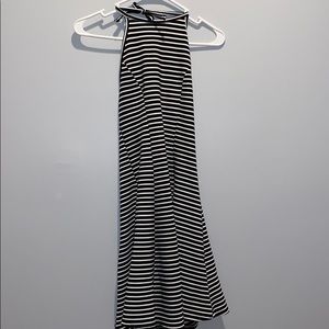 Striped halter dress